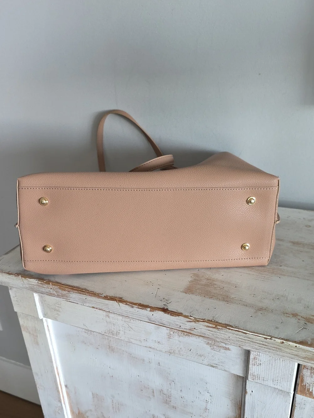 Quince Italian Leather Triple Compartment Shopper Tote In Cappuccino
